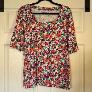 Croft and Barrow Floral XL top